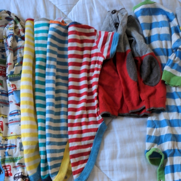 Colorful Kids Pajama Pants Set - Picture 4 of 5